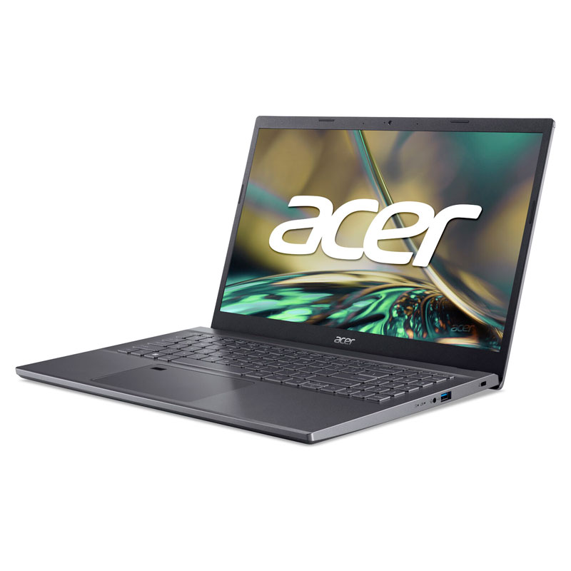 لپ تاپ ایسر مدل A515 با پردازنده Core i5-1235U، رم 8 گیگابایت، حافظه داخلی 512 گیگابایت SSD و گرافیک 2 گیگابایت MX550 با صفحه نمایش FHD