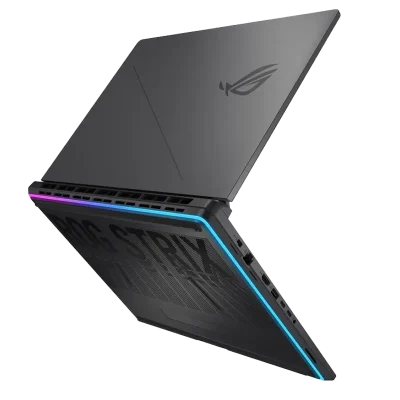 نمای کنار و پشت لپ تاپ ایسوس ROG STRIX G16