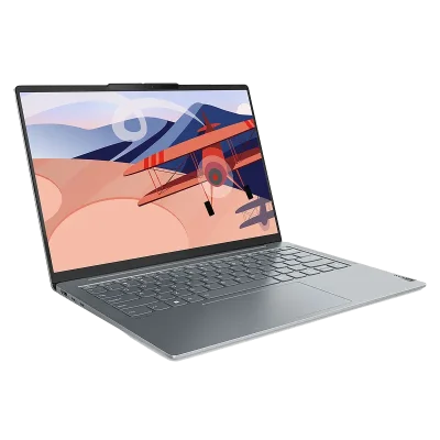 نمای کنار لپ تاپ لنوو Yoga Slim 6 با پردازنده Core i7 1260P